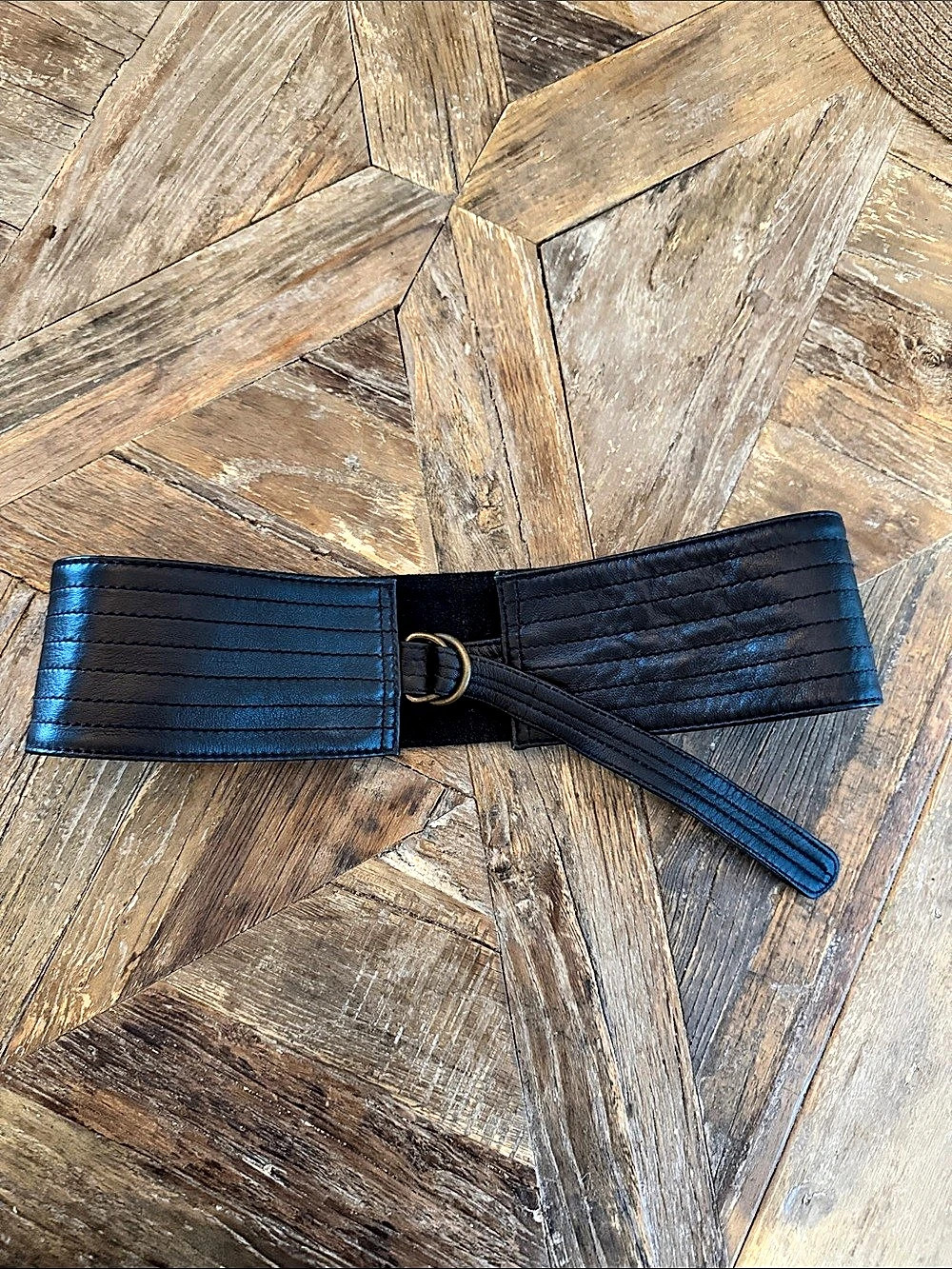 Black Wrap Belt Like New